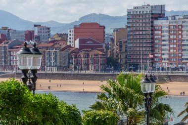 İspanya 'daki Gijon şehri.