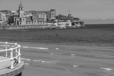 İspanya 'daki Gijon şehri.