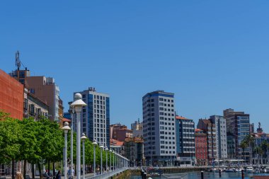 İspanya 'daki Gijon şehri