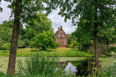 Almanya 'da Coesfeld yakınlarındaki Alman Baumberge.