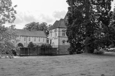 Coesfeld yakınlarındaki Alman Baumberge 'inde yürüyüş.