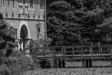 Coesfeld yakınlarındaki Alman Baumberge 'inde yürüyüş.