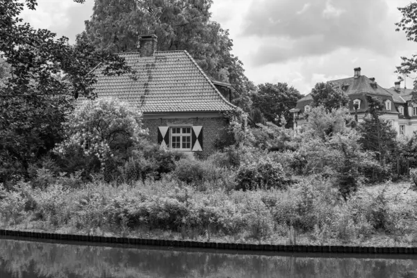 Coesfeld yakınlarındaki Alman Baumberge 'inde yürüyüş.