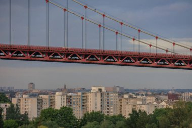 Garonne Nehri 'ndeki Bordeaux şehri.