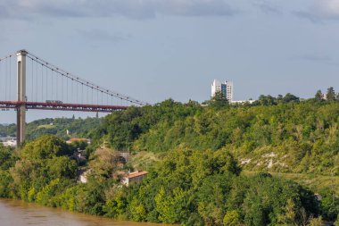Fransa 'daki Garonne Nehri' nde.