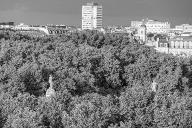 Fransa 'daki Garonne Nehri' nde.