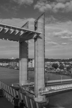 Fransa 'daki Garonne Nehri' nde.