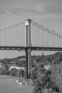 Fransa 'daki Garonne Nehri' nde.