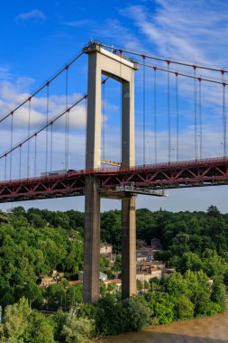 Fransa 'daki Garonne Nehri' nde.