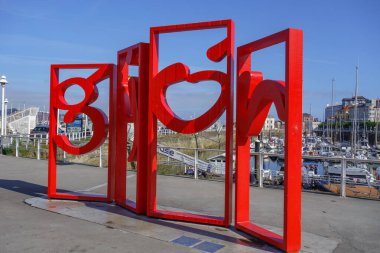 İspanya 'daki Gijon şehri.