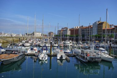 İspanya 'daki Gijon şehri.
