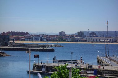 İspanya 'daki Gijon şehri.