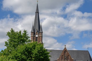 Alman Muensterland 'inde yaz mevsimi