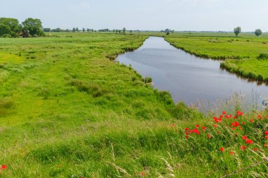 Almanya 'daki EM Nehri' nde Ditzum.