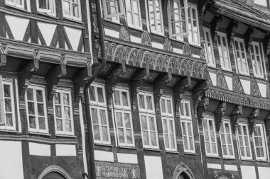 Alman harzındaki eski Einbeck şehri.