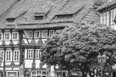 Alman harzındaki eski Einbeck şehri.