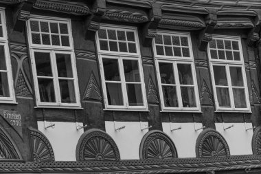 Alman harzındaki eski Einbeck şehri.