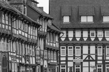 Alman harzındaki eski Einbeck şehri.