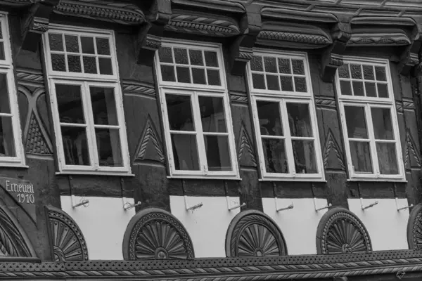 Alman harzındaki eski Einbeck şehri.