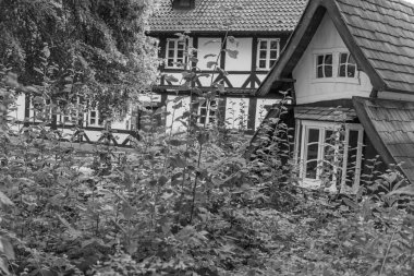 Alman harzındaki eski Einbeck şehri.