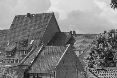 Alman harzındaki eski Einbeck şehri.