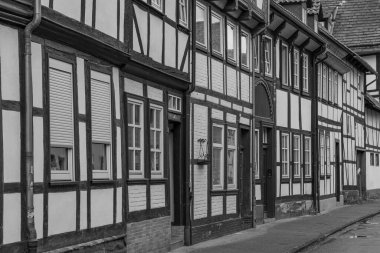 Alman harzındaki eski Einbeck şehri.