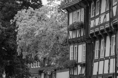 Alman harzındaki eski Einbeck şehri.