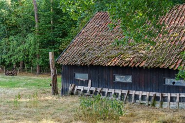 Alman Muensterland 'inde yaz akşamı
