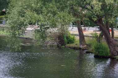 Potsdam şehri ve Germa Brandenburg gölleri