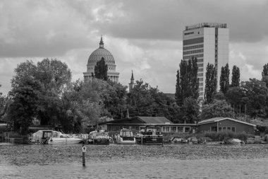 Werder şehri ve Almanya 'da Potsdam yakınlarındaki göller