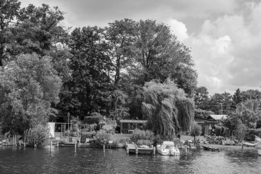 Werder şehri ve Almanya 'da Potsdam yakınlarındaki göller