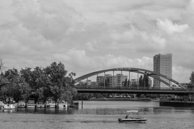 Werder şehri ve Almanya 'da Potsdam yakınlarındaki göller