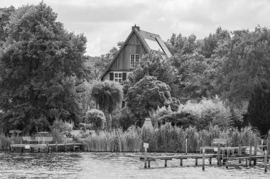 Werder şehri ve Almanya 'da Potsdam yakınlarındaki göller