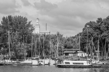Werder şehri ve Almanya 'da Potsdam yakınlarındaki göller