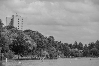 Werder şehri ve Almanya 'da Potsdam yakınlarındaki göller