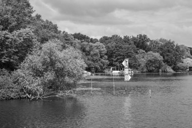 Werder şehri ve Almanya 'da Potsdam yakınlarındaki göller