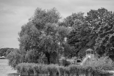 Werder şehri ve Almanya 'da Potsdam yakınlarındaki göller