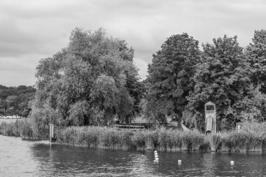 Werder şehri ve Almanya 'da Potsdam yakınlarındaki göller