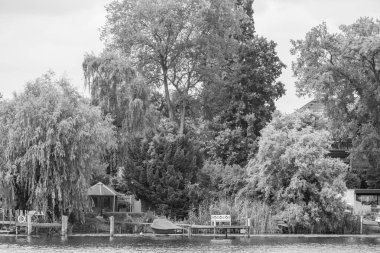 Werder şehri ve Almanya 'da Potsdam yakınlarındaki göller