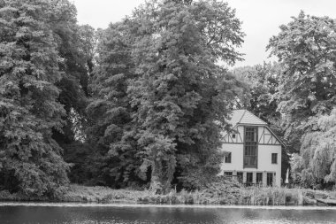 Werder şehri ve Almanya 'da Potsdam yakınlarındaki göller