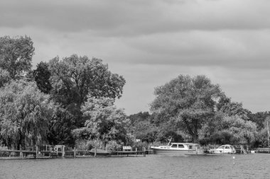 Werder şehri ve Almanya 'da Potsdam yakınlarındaki göller