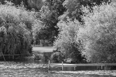 Werder şehri ve Almanya 'da Potsdam yakınlarındaki göller