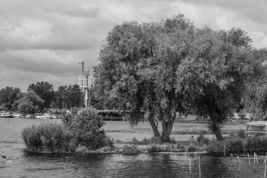 Werder şehri ve Almanya 'da Potsdam yakınlarındaki göller