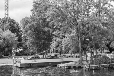 Werder şehri ve Almanya 'da Potsdam yakınlarındaki göller