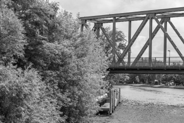Werder şehri ve Almanya 'da Potsdam yakınlarındaki göller