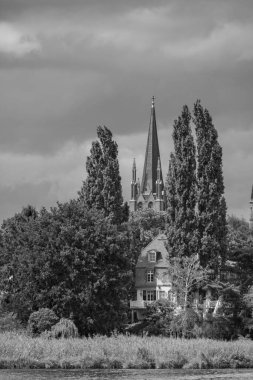 Werder şehri ve Almanya 'da Potsdam yakınlarında göller