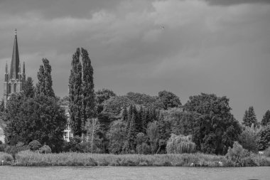 Werder şehri ve Almanya 'da Potsdam yakınlarında göller