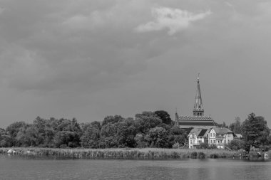 Werder şehri ve Almanya 'da Potsdam yakınlarında göller