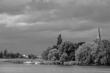 Werder şehri ve Almanya 'da Potsdam yakınlarında göller