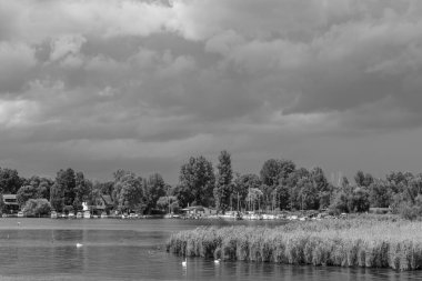 Werder şehri ve Almanya 'da Potsdam yakınlarında göller